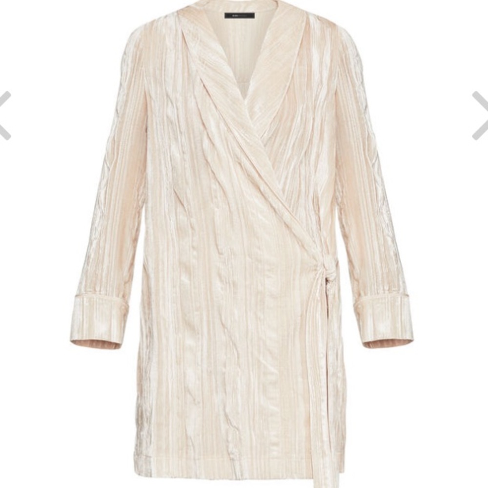 NWT Velvet Robe Wrap Dress | BCBG MAX AZRIA - Picture 5 of 6